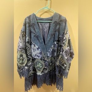 Women’s Upcycled Jean Jacket/Blazer - XL (to 1X)